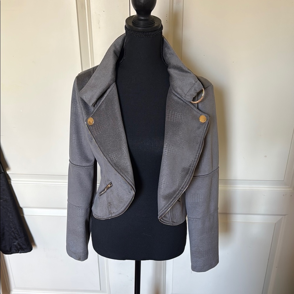 Blu Pepper Gray Tailored Blazer